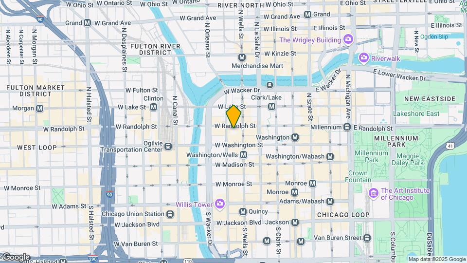 188 W Randolph St Map and Location Details