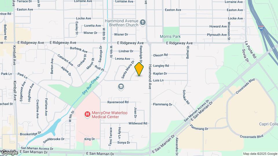 1429 Columbus Dr Map and Location Details