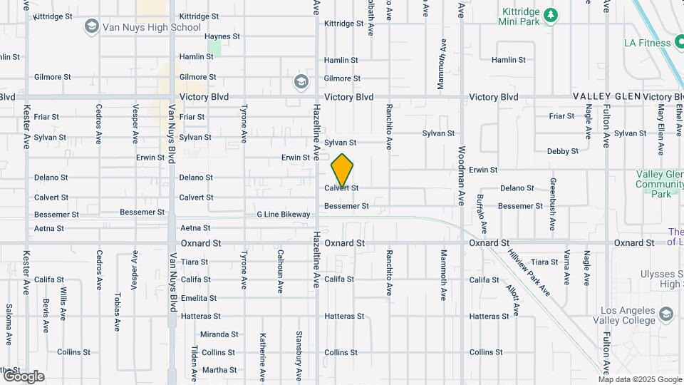 14018 Calvert St Map and Location Details