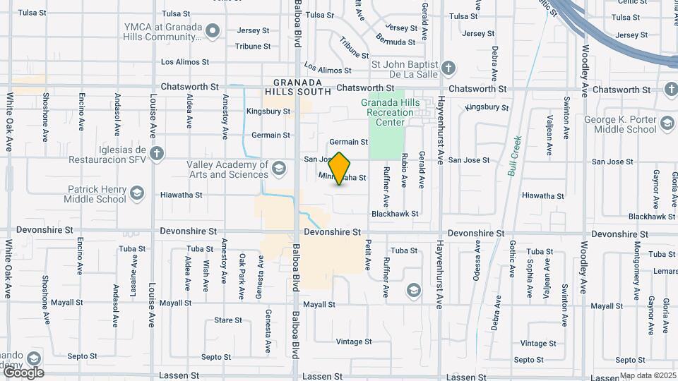 16853 Hiawatha St Map and Location Details