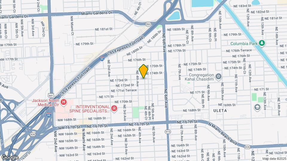 17290 NE 4th Ct Mapa y Detalles de la Ubicación