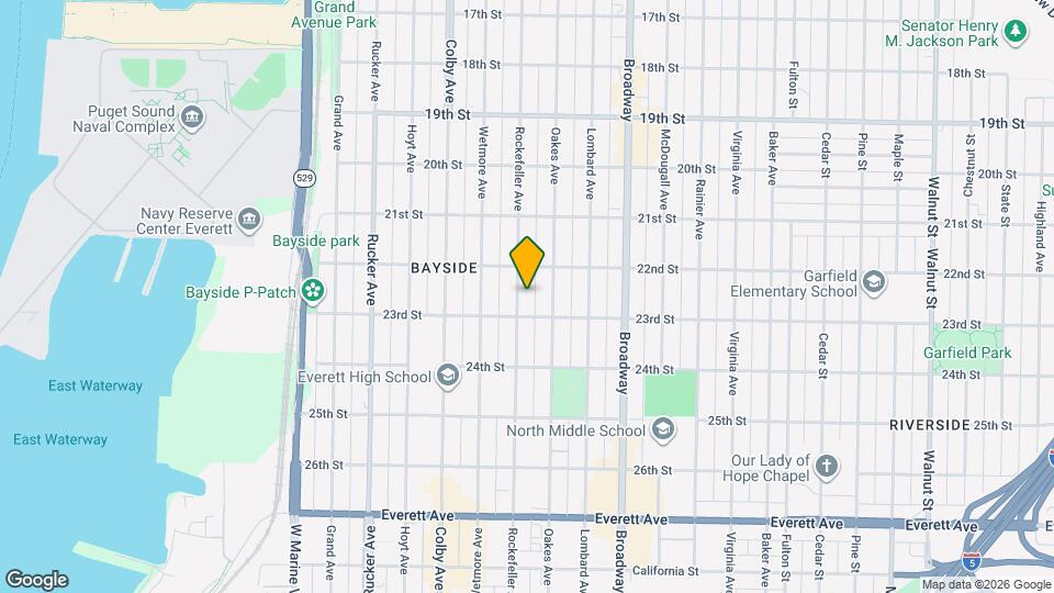 2219 Rockefeller Ave Map and Location Details