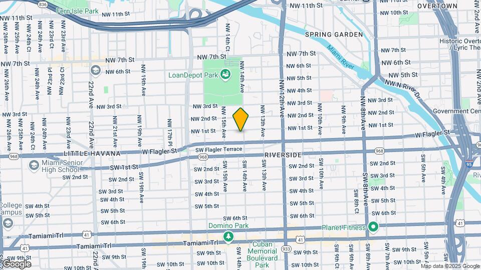 32 NW 14th Ave Map and Location Details
