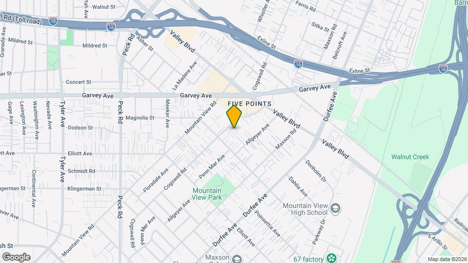2832 Cogswell Rd, Unit 2832 Mapa y Detalles de la Ubicación