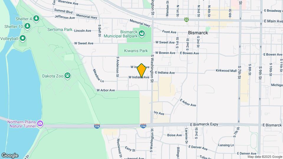 329 W Indiana Ave Map and Location Details