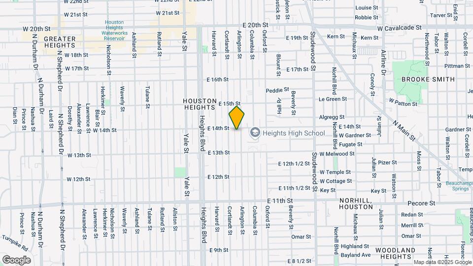 1385 Arlington St Map and Location Details