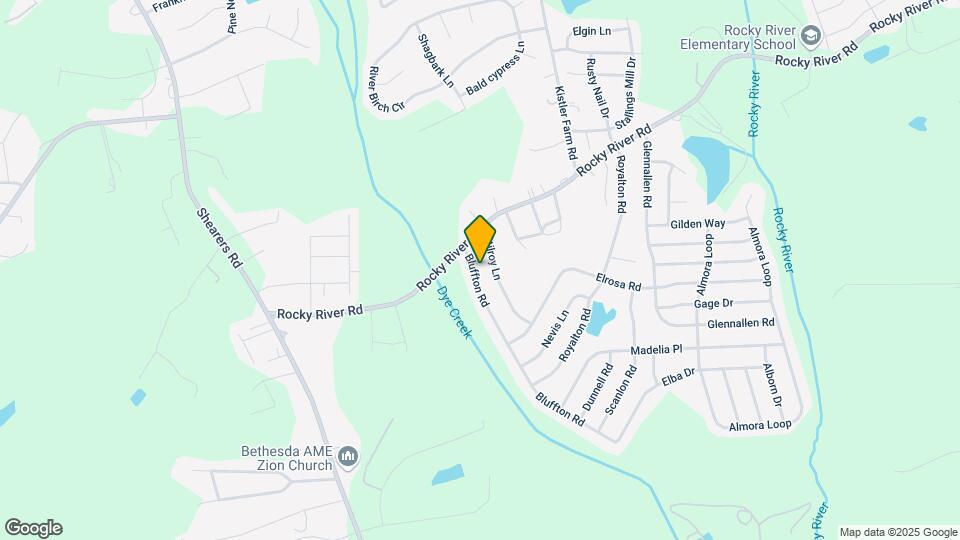 113 Bluffton Rd Map and Location Details
