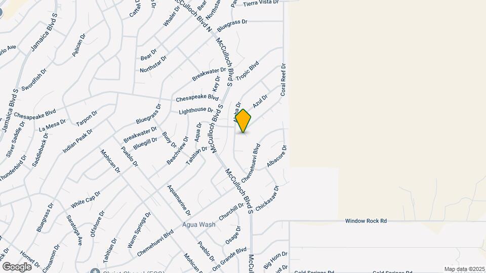3910 Coral Reef Dr Map and Location Details
