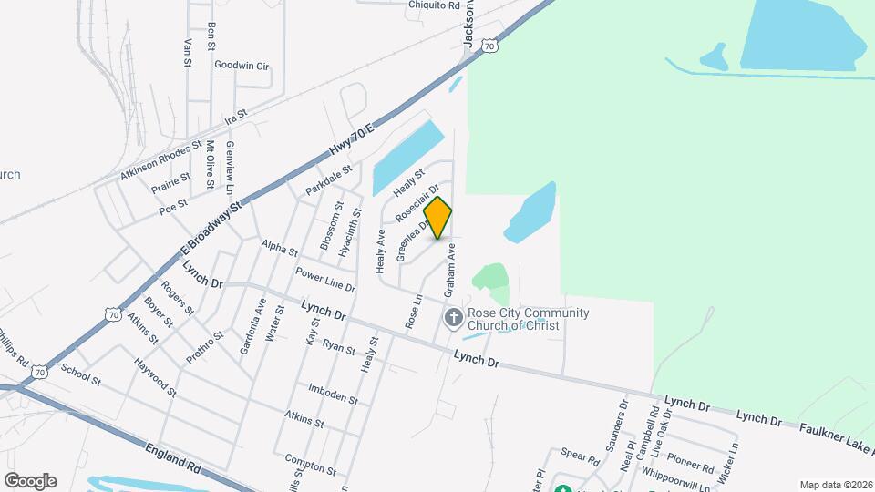 900 Greendale Dr Map and Location Details