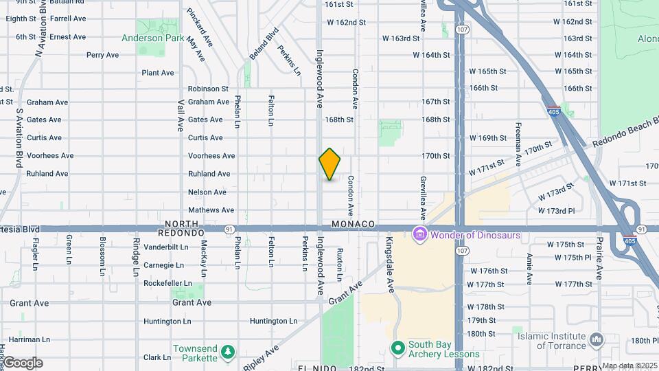 4739 W 172nd St Map and Location Details
