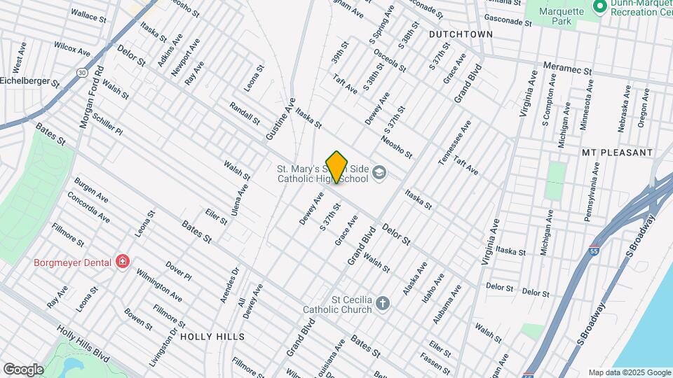 3721 Delor St Map and Location Details