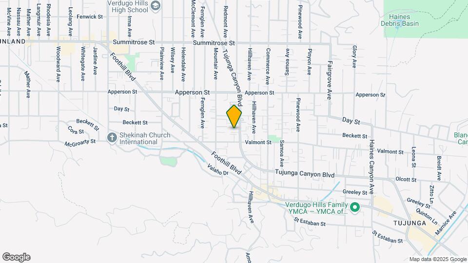 10239 Tujunga Canyon Blvd Map and Location Details