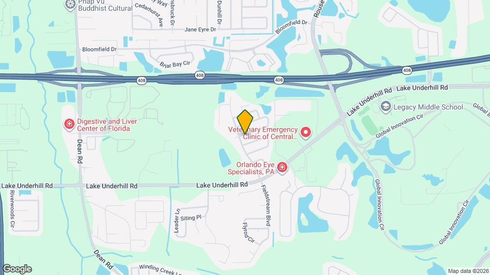 10714 Brown Trout Cir Mapa y Detalles de la Ubicación