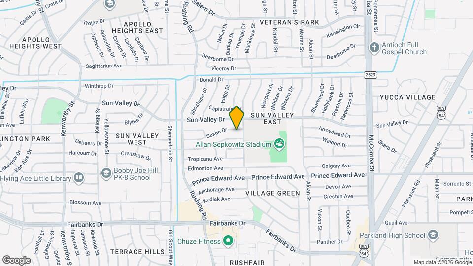 5316 Saxon Dr Map and Location Details