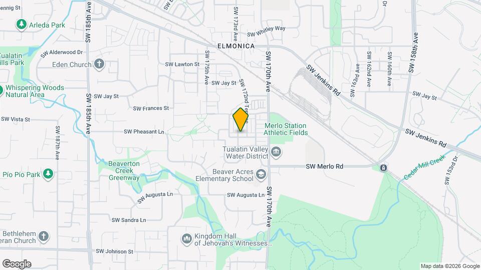 17241 SW Pleasanton Ln Map and Location Details