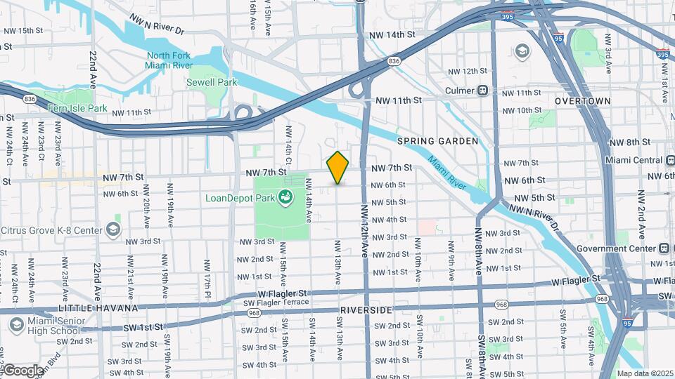 1274 NW 6 St, Unit 5 Map and Location Details