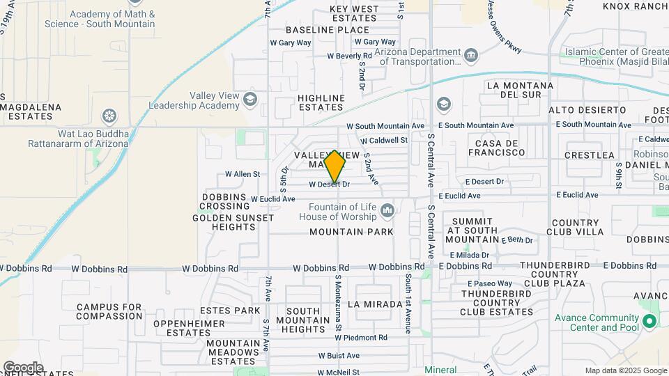 301 W Desert Dr Map and Location Details
