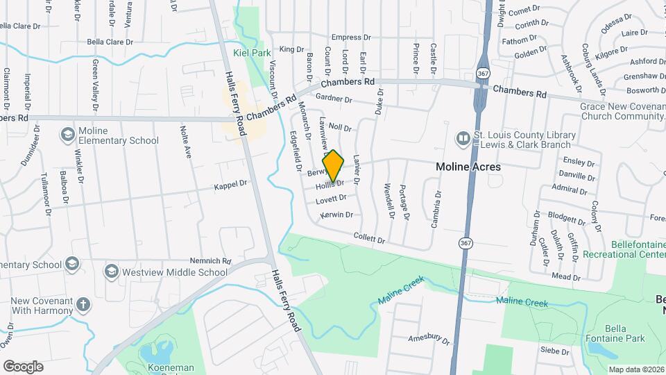 2230 Hollis Dr Map and Location Details