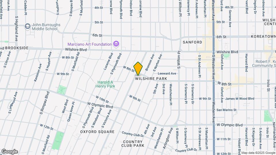 810 Crenshaw Blvd Mapa y Detalles de la Ubicación