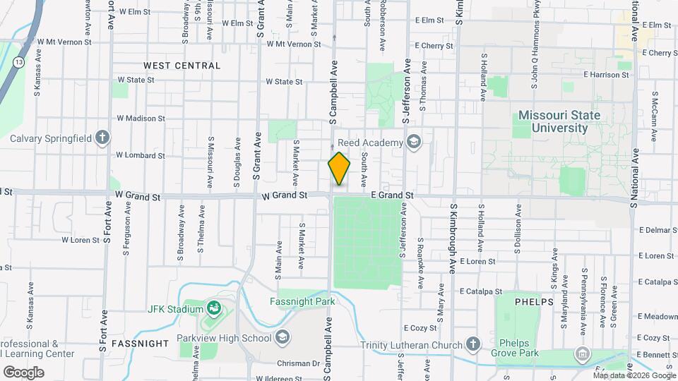 313 W Grand St Map and Location Details