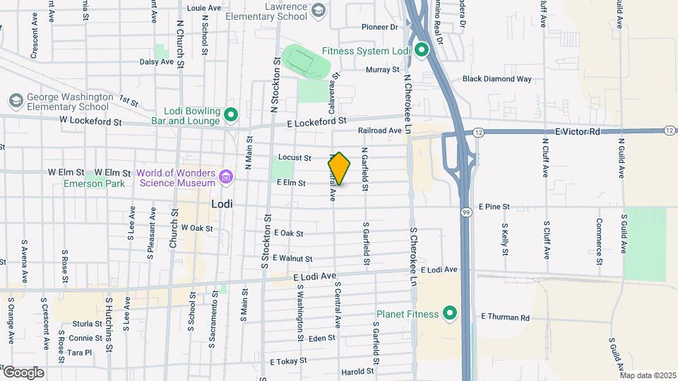404 E Elm St Map and Location Details