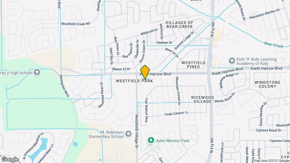 21610 Yeaney Dr Map and Location Details