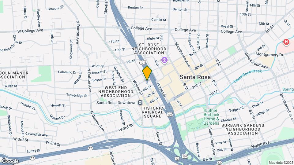 521 Davis St Map and Location Details