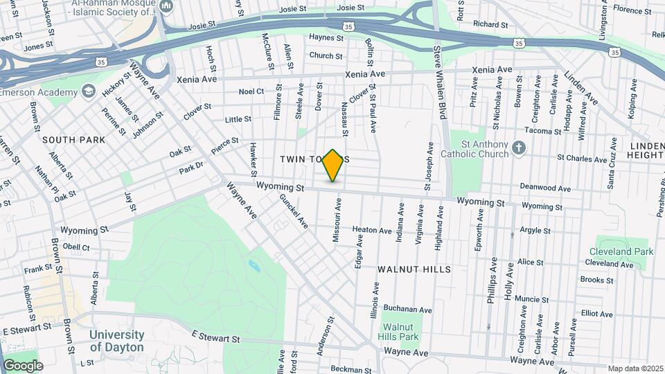 1039 Wyoming St Mapa y Detalles de la Ubicación