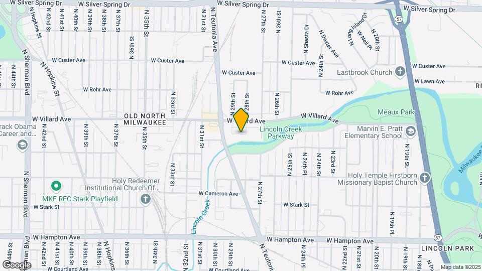 5155 N 28th St, Unit Quadplex Upper unit Map and Location Details