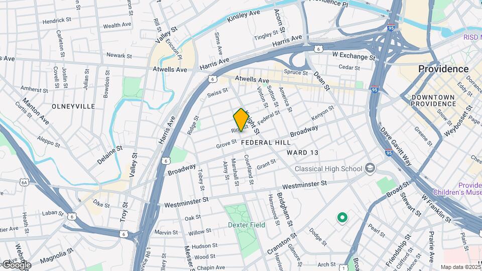 72 Courtland St, Unit 1 Map and Location Details