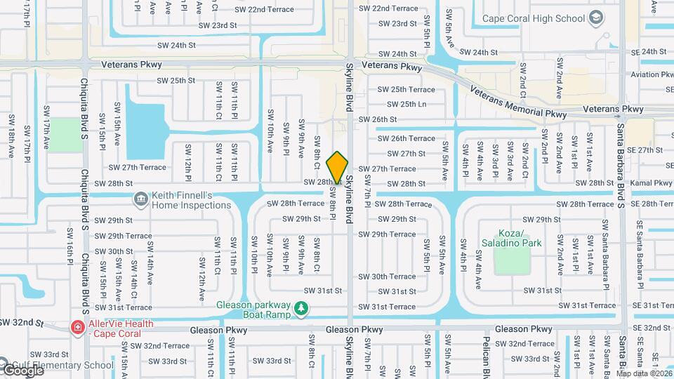 2805 SW 8th Pl Map and Location Details