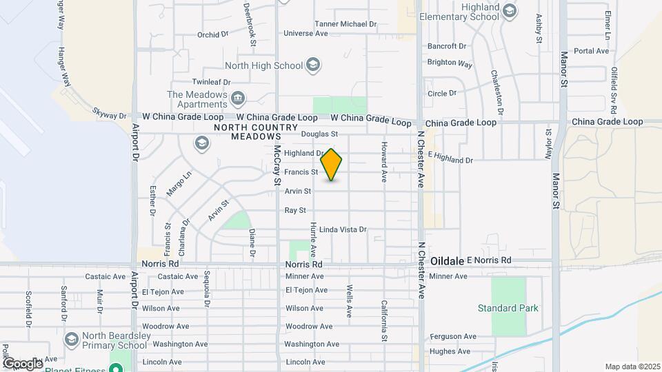 326 Arvin St Map and Location Details