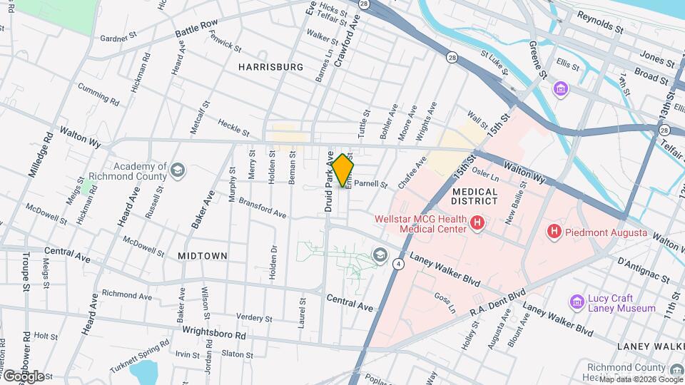 1111 Emmett St, Unit A Mapa y Detalles de la Ubicación