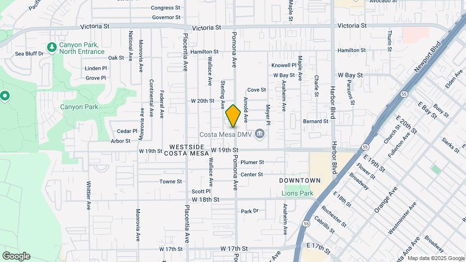 1935 Pomona Ave Map and Location Details