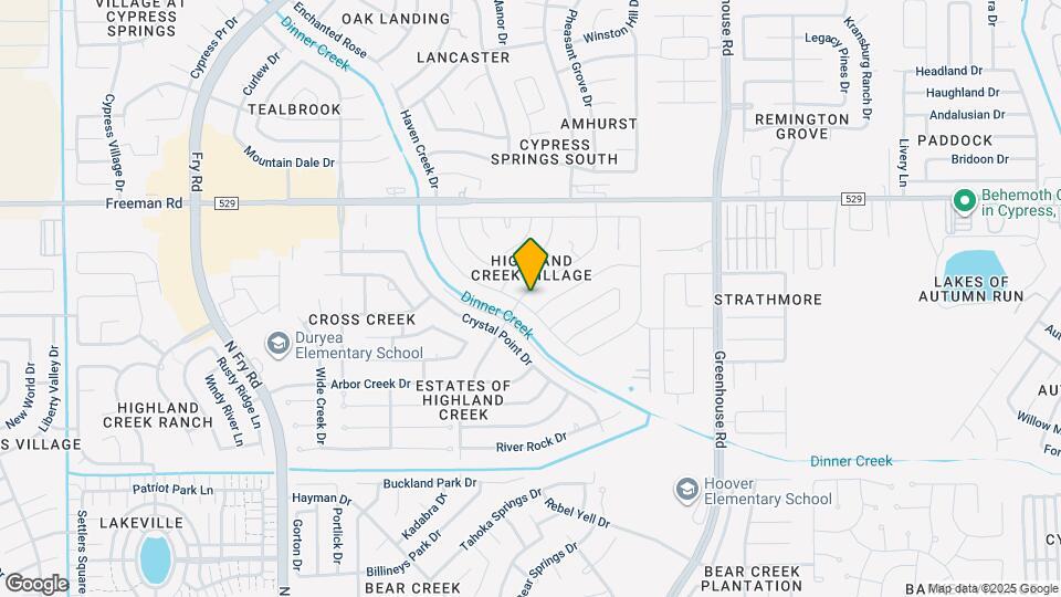 6810 Creek Village Dr Map and Location Details