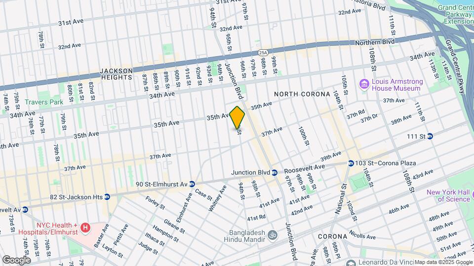 35-44 95th St Map and Location Details