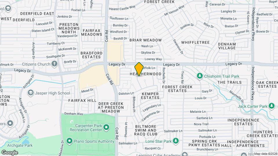 3868 Beaumont Ln Map and Location Details