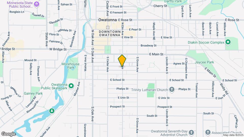 322 S Elm Ave, Unit 322A Map and Location Details