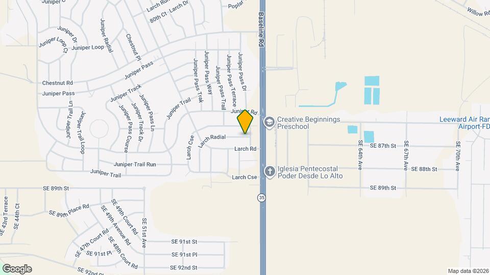 4 Larch Radial Map and Location Details