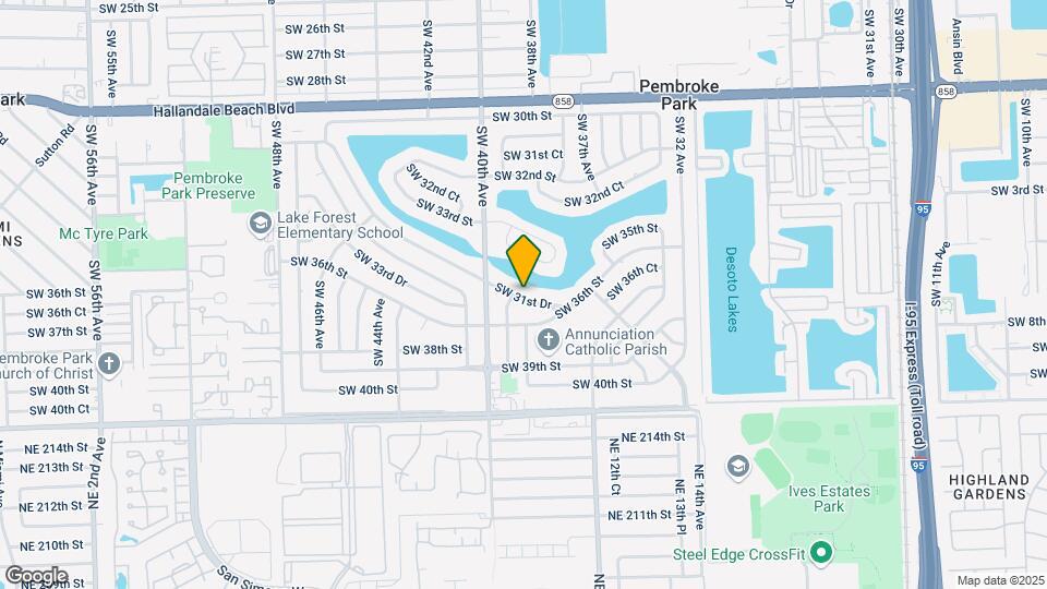 3801 SW 31st Dr, Unit 1 Map and Location Details