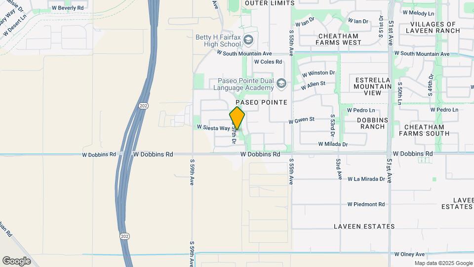 9013 S 57th Dr Map and Location Details