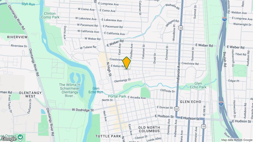 2869 Findley Ave Map and Location Details