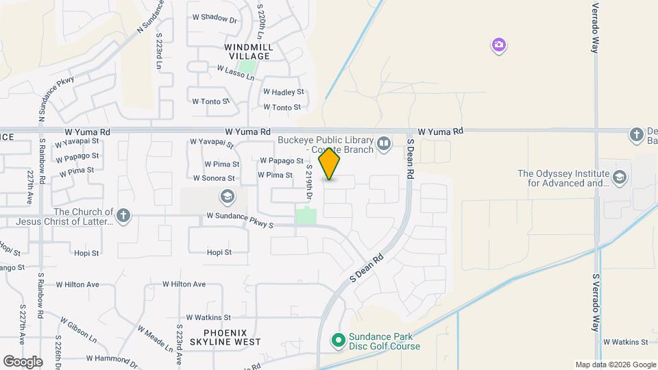 21874 W Sonora St Mapa y Detalles de la Ubicación