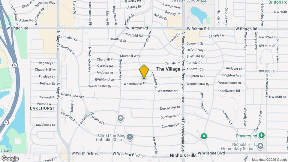 1833 Westchester Dr Mapa y Detalles de la Ubicación