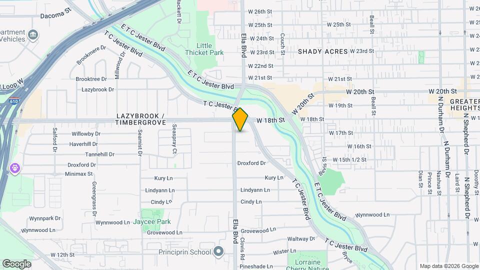 1618 Willowby Dr Map and Location Details