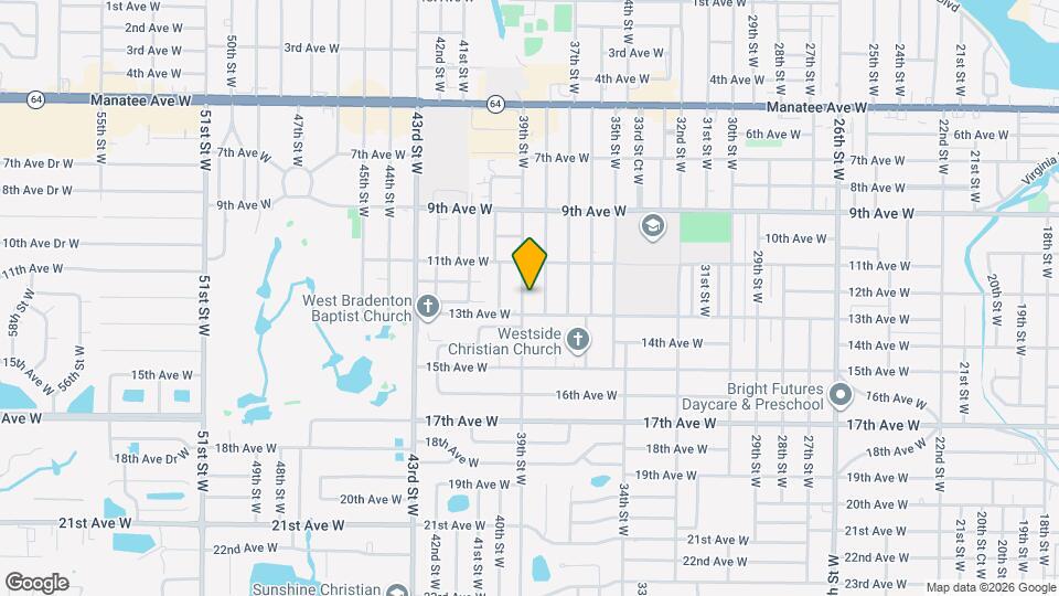 1215 39th St W Map and Location Details