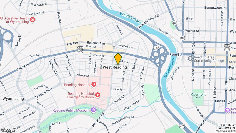 429 Chestnut St, Unit 1 Map and Location Details