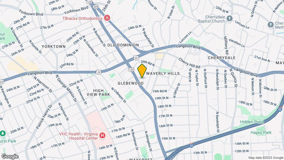 1924 N Woodley St Map and Location Details