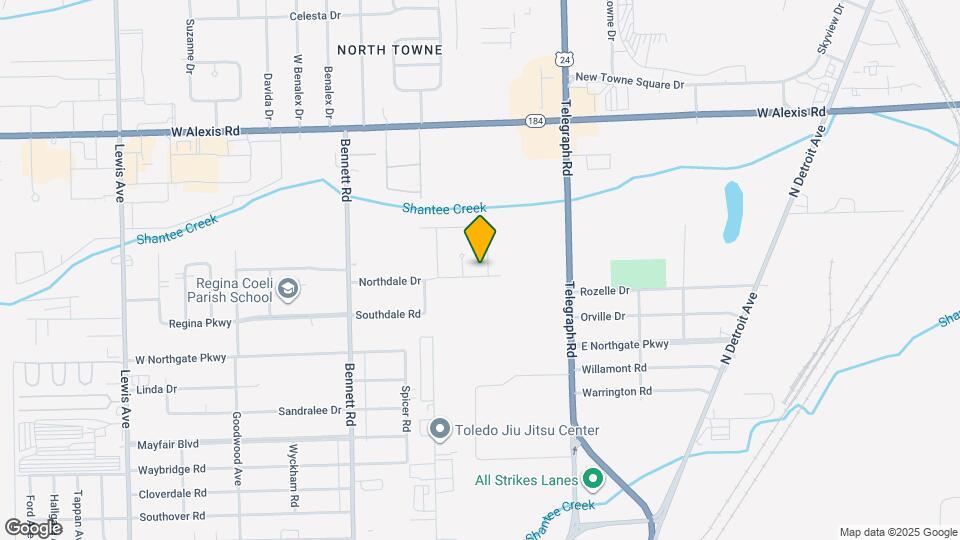 5525 Sunnyside Dr Mapa y Detalles de la Ubicación