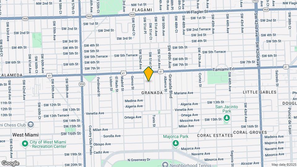 840 Tangier St Mapa y Detalles de la Ubicación